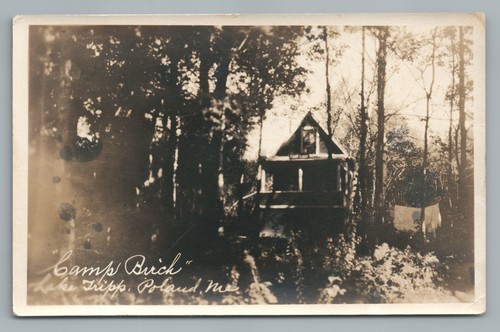 Camp brick lake - tripp, rppc